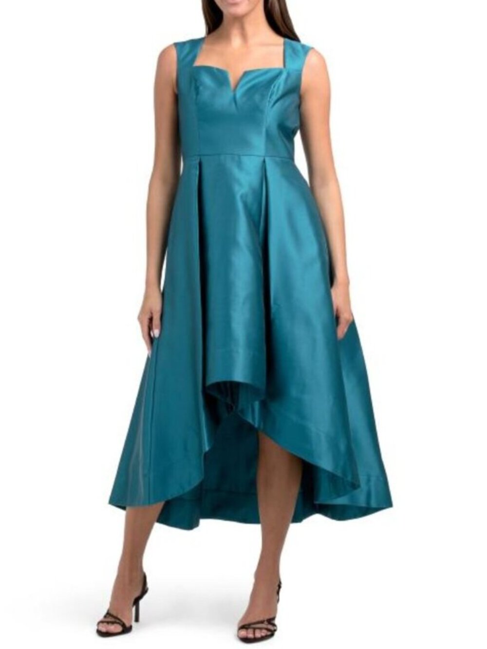 ADRIANNA PAPELL Mikado Hi-lo Gown